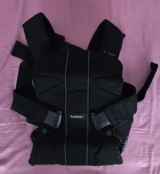 Mochila Portabebés BabyBjorn Negra