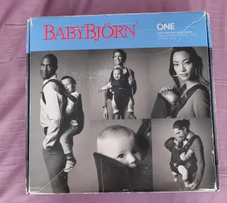 Mochila Portabebés BabyBjorn Negra