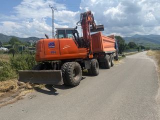 Retro excavadora Hitachi 120 W