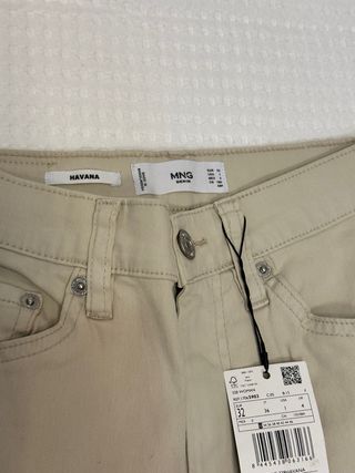 Mango Jeans Havana Rectos Beige