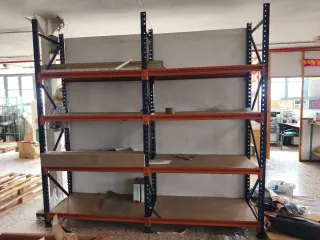 Estanterías metálicas 7 unidades