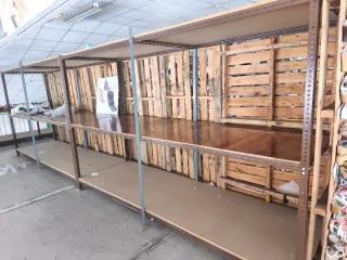 Estanterías metálicas 7 unidades