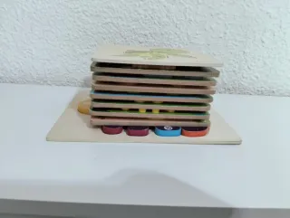 Puzzles de Madera Animales Infantiles 3X2