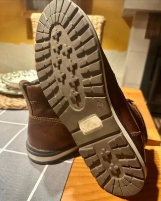Botines de piel para caballero