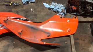 Carenados KTM Duke 125 2021 Naranja/Blanco
