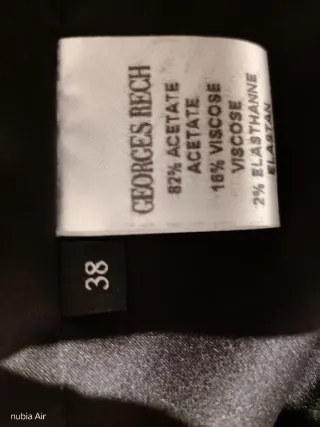 Chaqueta Georges Rech Negra Talla M