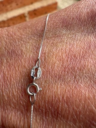 Colgante Oro Blanco 18k Diamante Natural