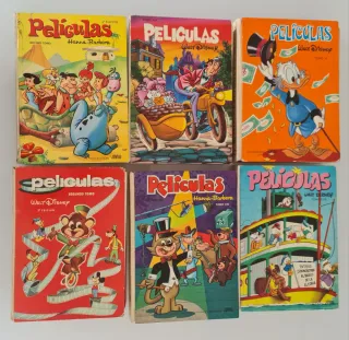 6 libros infantiles,peliculas,Hanna-barbera,jovial
