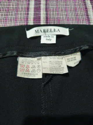 Marella pantaloni donna ES 36/ IT 40 Total black