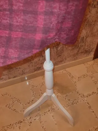 Vestido de cuadros morado y rojo talla única