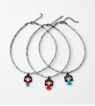 Choker cordón Liberty y Miyuki