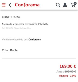 Mesa de comedor de madera embalada.