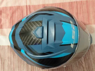 Casco Moto LS2 Talla XS Negro/Azul