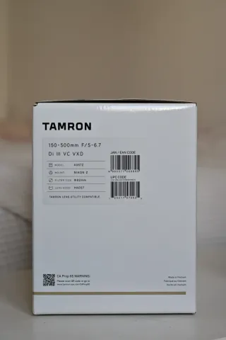 Objetivo Tamron 150-500mm F/5-6.7 Di III VC VXD N