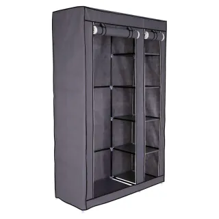Armario de tela con cremallera 110x45x175cm