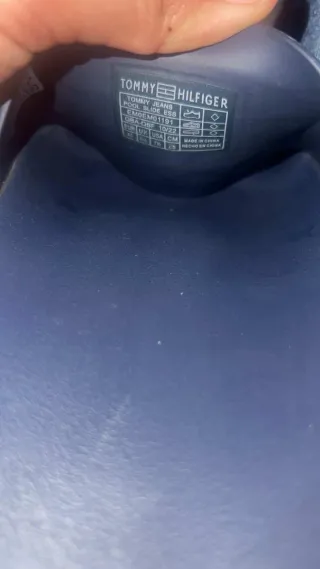 Chanclas Tommy Hilfiger Azul y Blanco Originales
