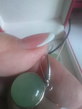 Pendientes  MATY Plata 925 Jade