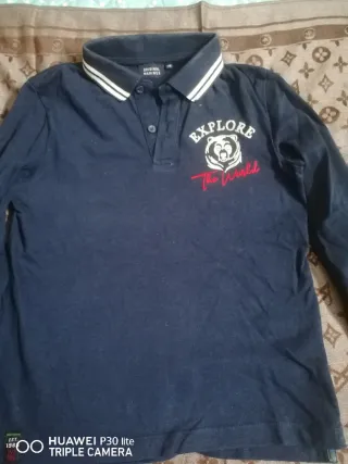 Polo Original Marines manica lunga 7/8 anni