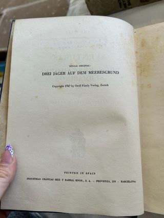 Libro Aventuras de tres pescadores submarinos