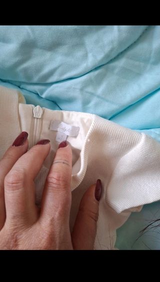 Abito cerimonia neonata bianco