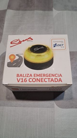 Baliza Emergencia V16 Conectada DGT Orange