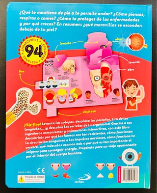 El cuerpo humano pop up Explora y aprende