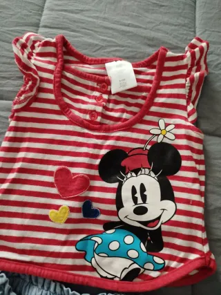 Conjunto Top y Pantalón Corto Minnie