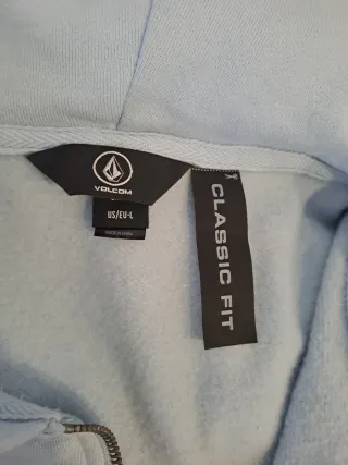 Sudadera Volcom cremallera azul