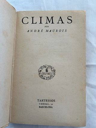 Libro Climas (1944)