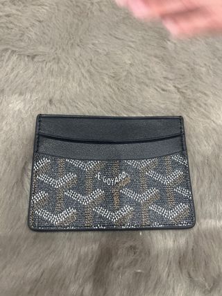 Tarjetero Goyard Negro Multicolor