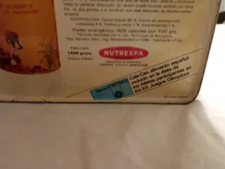 Caja metálica Cola Cao vintage