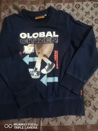 Felpa cotone Global Citizen 7/8 anni