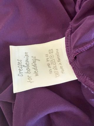 Vestido Mimetik Bcn Morado Talla Única Convertible