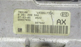 ECU Centralita OPEL ASTRA D 55557933AX 55557933 0261208940 783108 203940