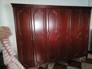 Ropero antiguo 6 puertas madera