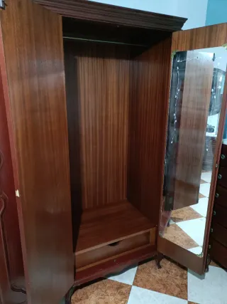 Ropero antiguo 6 puertas madera