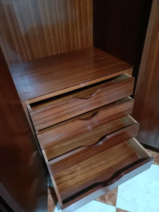 Ropero antiguo 6 puertas madera