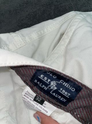 Pantalones cortos Ralph Lauren blancos