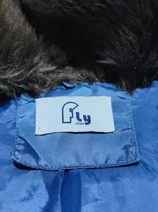 FLY cappotto sportivo cappuccio pelliccia donna M