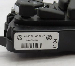 Interruptor de Asientos MERCEDES-BENZ SL R230 A2308210751 A 230 821 07 51 KZ