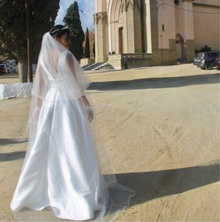 Vestido de Novia Blanco Usado 1 Vez