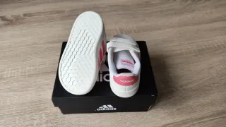 Tenis Adidas Talla 21 Blancos Rosas