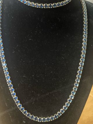 Conjunto Collar y Pulsera Chapado Oro 14K