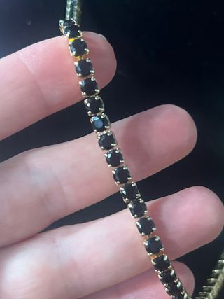Conjunto Collar y Pulsera Chapado Oro 14K