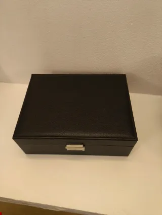 Portagioie nero e beige