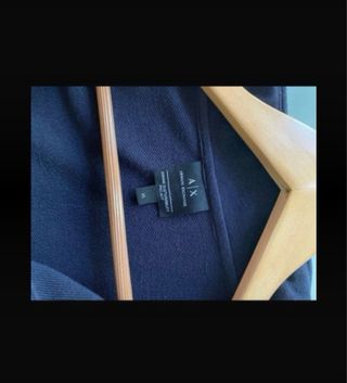 Chaqueta Armani Exchange AX Negra y Azul