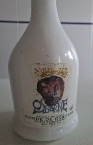 ANTIGUAS 2 MINIBOTELLAS OSBORNE - Toro y Conde