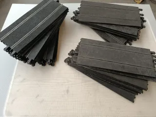 Piezas Scalextric: Mandos, pistas y transformadore