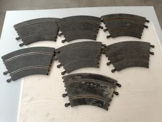 Piezas Scalextric: Mandos, pistas y transformadore