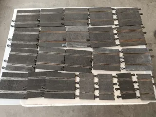 Piezas Scalextric: Mandos, pistas y transformadore